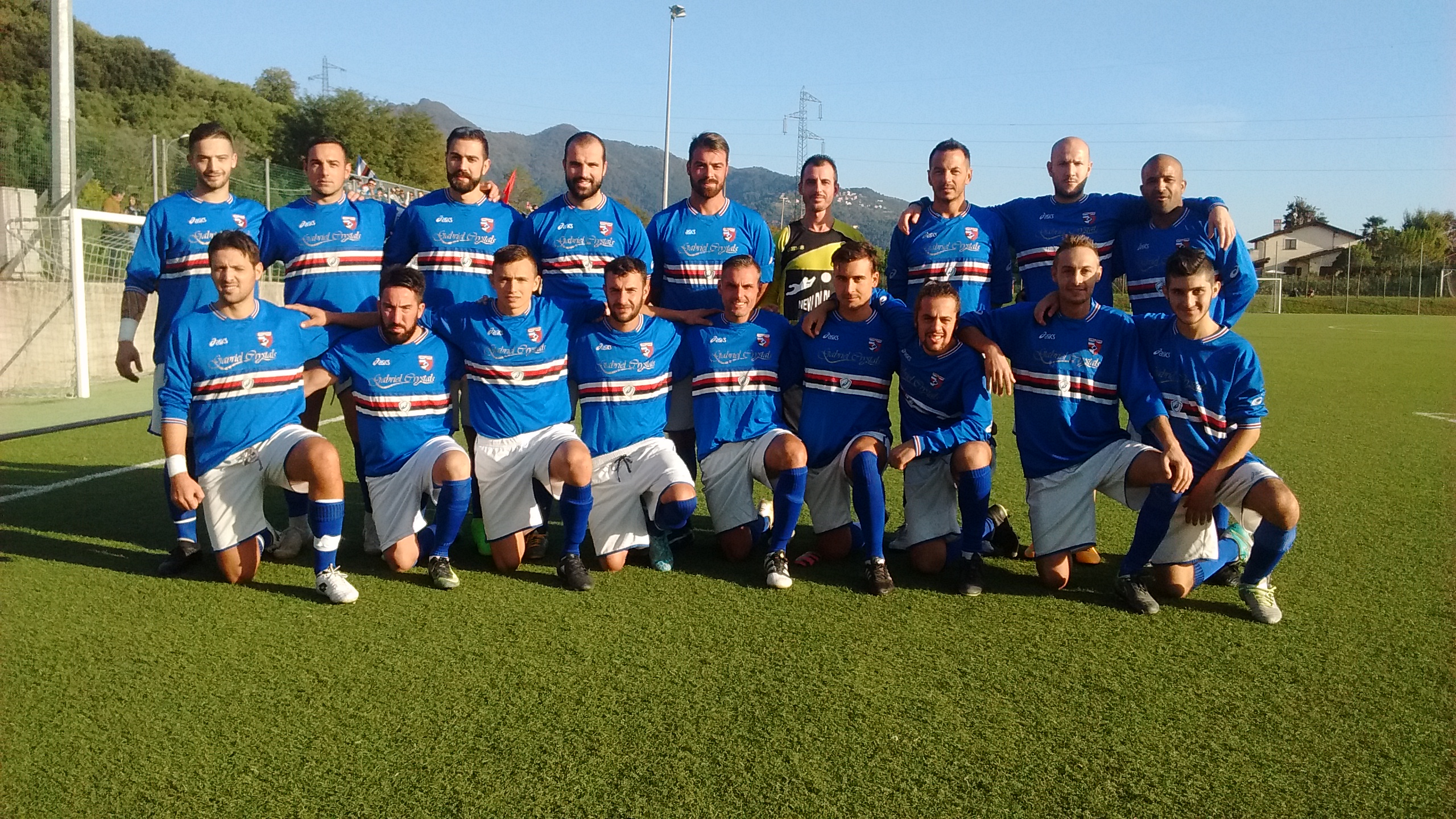  Cerreto gruppo al completo prima del derby con lo Spartak Apuane